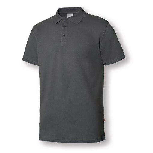 Polo manga corta basic, talla S, gris